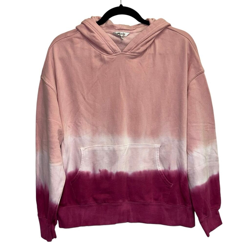 Wildfox Tie Dye Hoodie Large Pink Purple‎ Oversized
